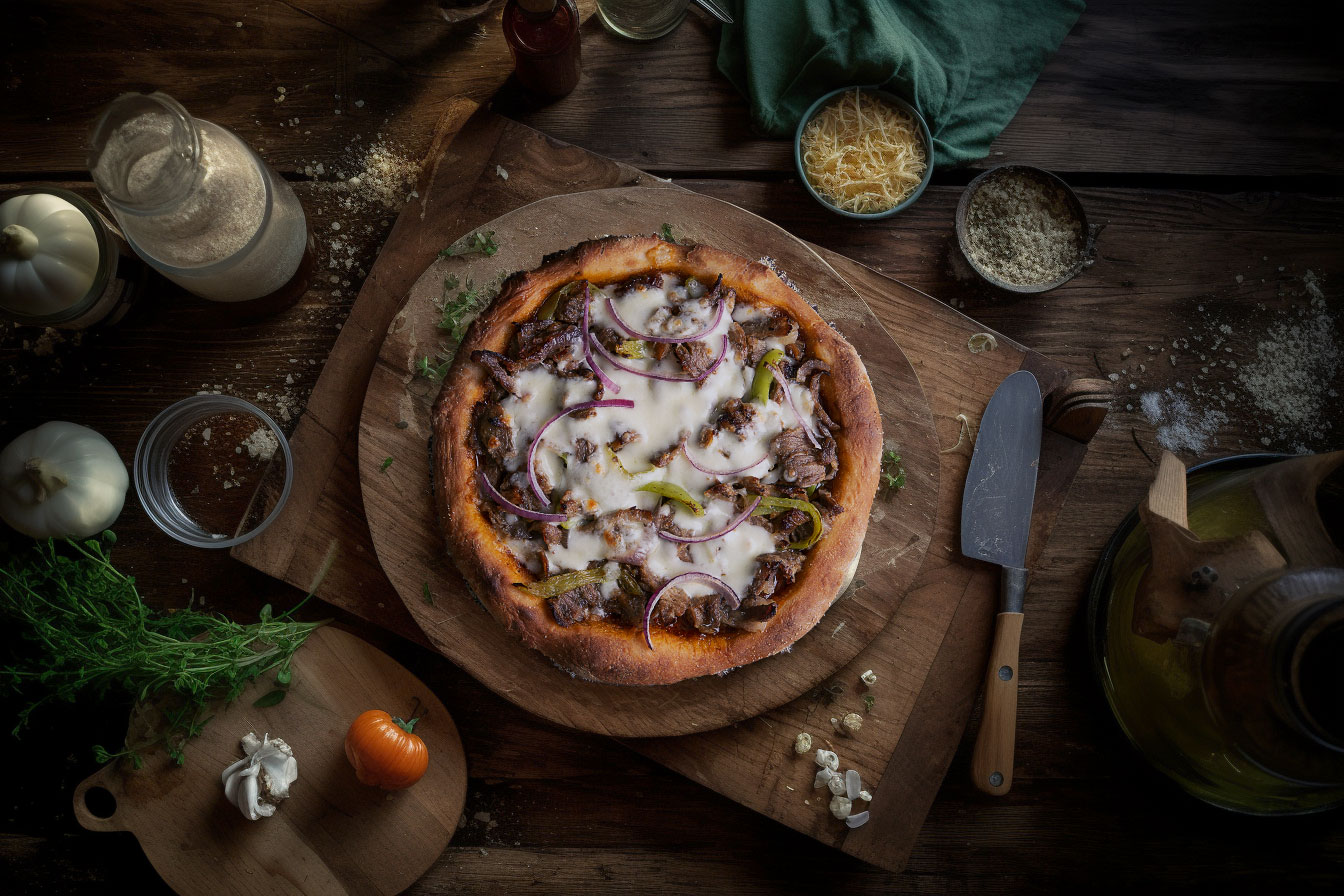 yapay zeka, yapay zeka pizza fotoğrafı, yapay zeka fotoğraf
